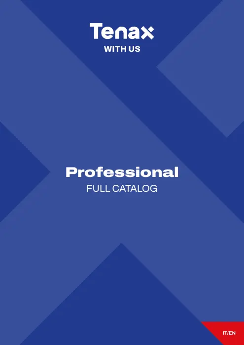 Tenax Professional · Vörubæklingur